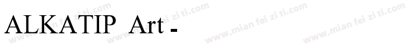 ALKATIP Art字体转换